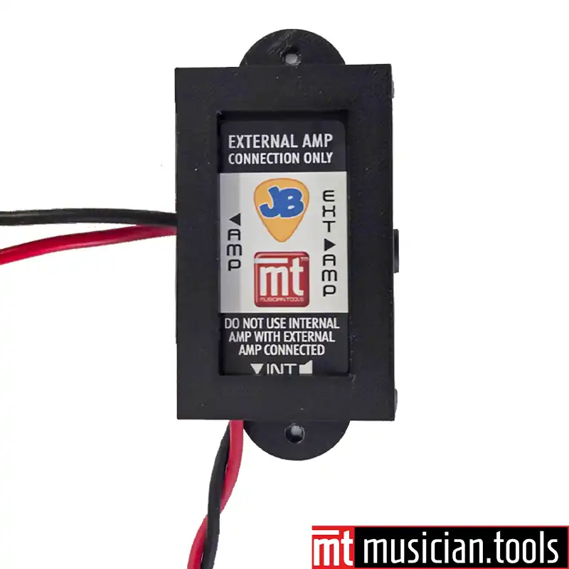 The KatCab KA/UA External Amp ModKit top view with KatCab Cage