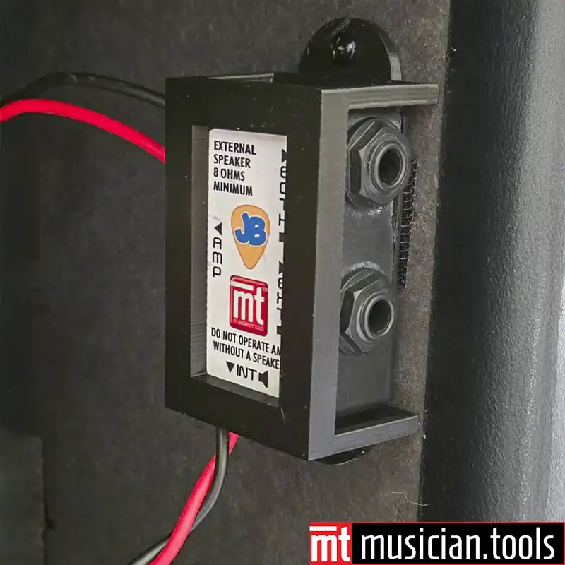 The KatCab V2/U2 External Speaker ModKit Installed with KatCab Cage